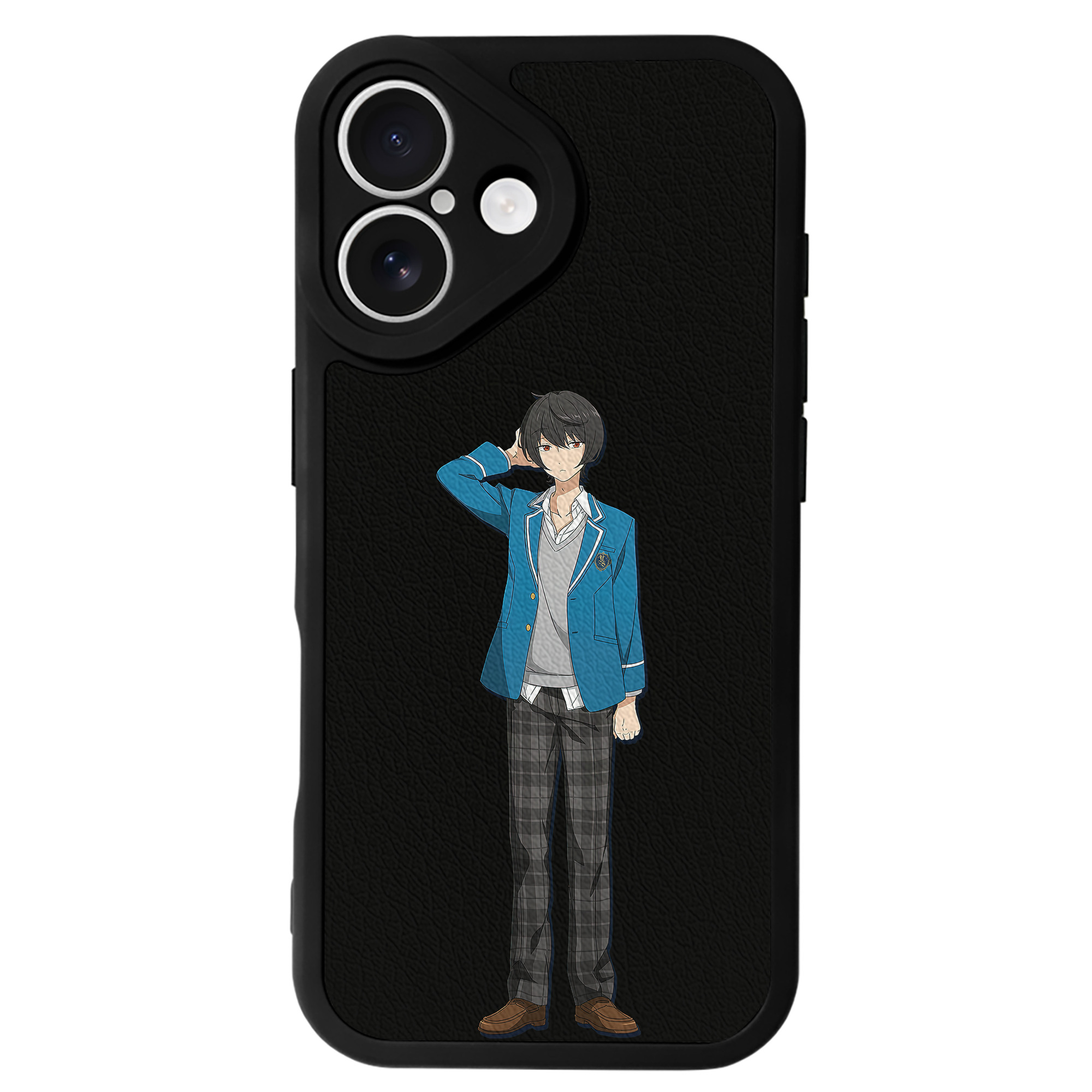 （画像用） あんさんぶるスターズ! Ensemble Stars 【iPhone 16シリーズ対応】シリコンスマホケース（レザー調） 材質：シリコン